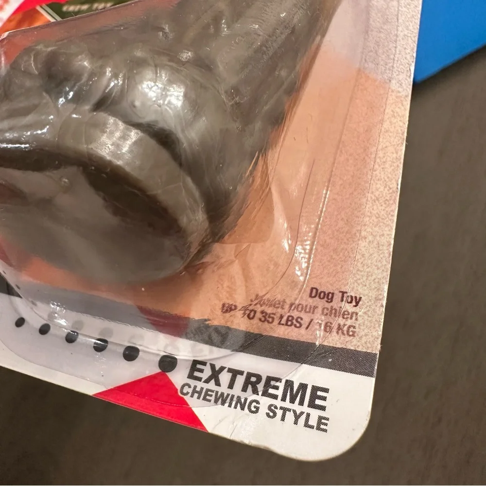 NYLABONE Antler Alternative Power Chew Dog Toy Antler Venison Medium NEW
